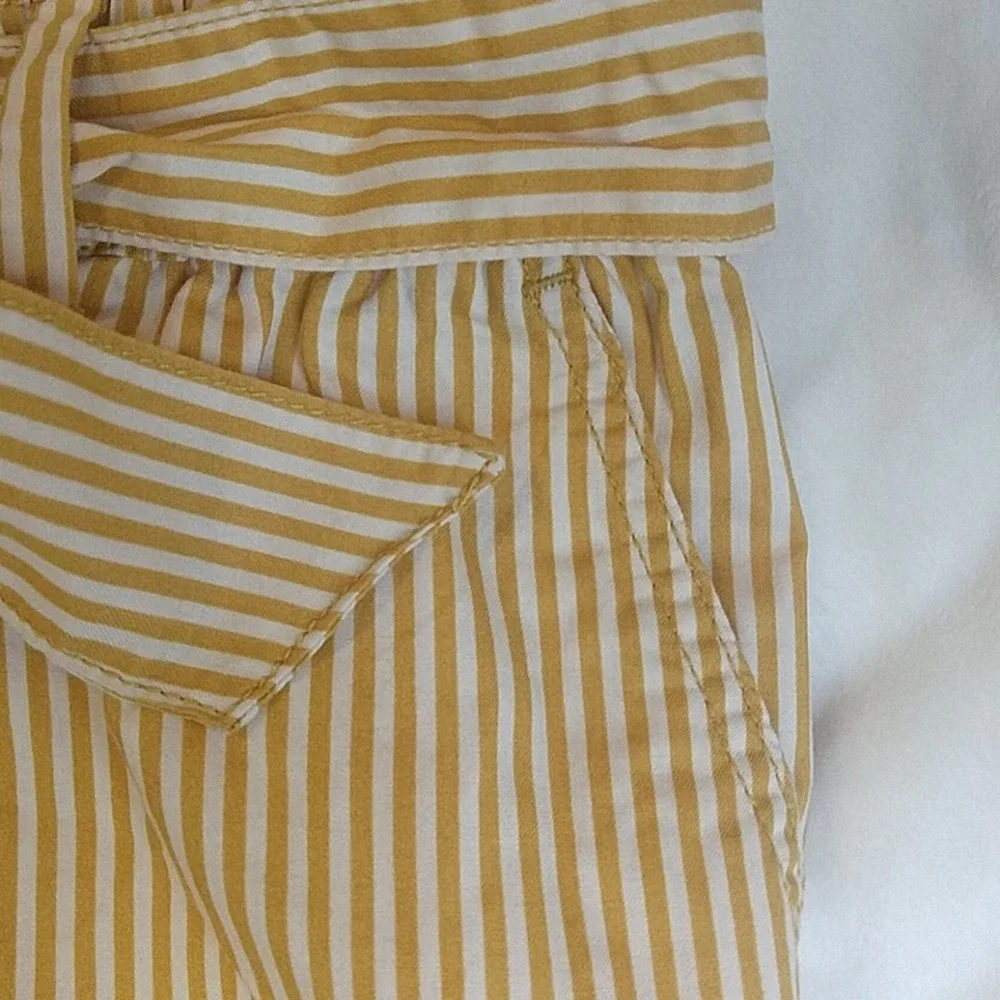 Liz Claiborne Paperbag Tie Waist Cotton Shorts 14 - Picture 9 of 11